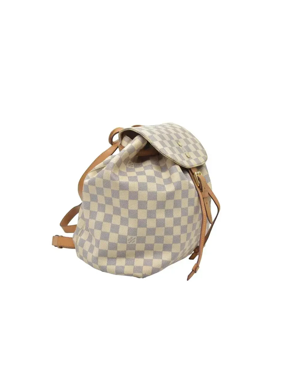 $2120 2016 Louis Vuitton Damier Azur Sperone Backpack SR2186